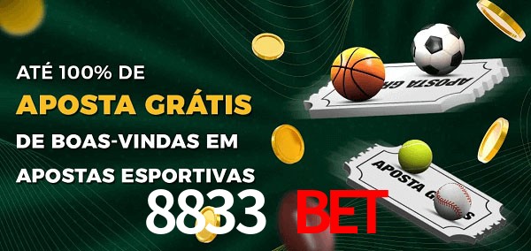 8833 bet Ate 100% de Aposta Gratis